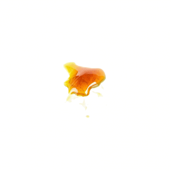 Een Endoca CBD pasta - 30% (3000mg CBD) object zwevend in de lucht op een witte achtergrond.