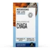 Een doosje MushroomsForLife - Biologische paddenstoel Chaga Capsules (60 stuks), biologisch en onafhankelijk getest, met minimaal 0,5% betulinezuur.
